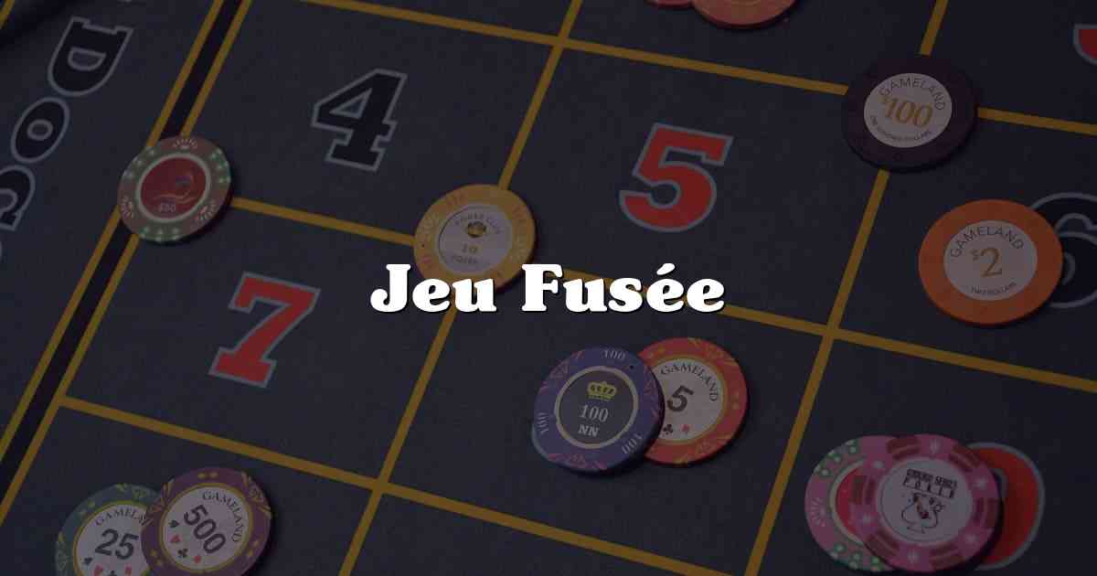 Jeu Fusée